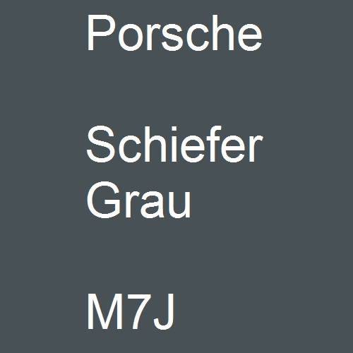 Porsche, Schiefer Grau, M7J.